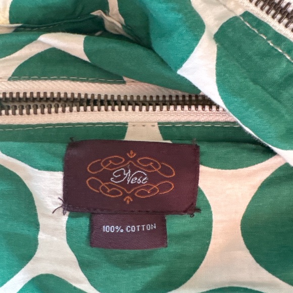 Vintage Y2K Anthropologie Nest Floral Embroidered Canvas Weekender Bag Boho Tote - Picture 3 of 4